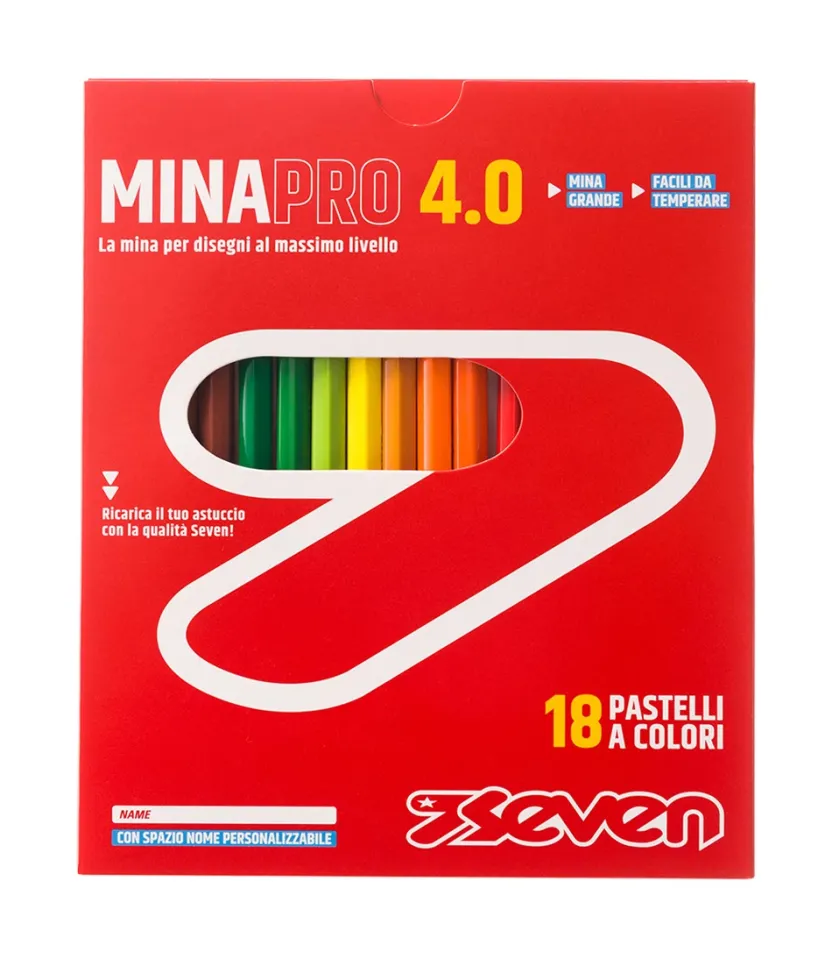 Minapro 4.0|Seven 18 Pastelli A Colori ® Minapro 4.0