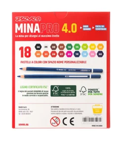 Minapro 4.0|Seven 18 Pastelli A Colori ® Minapro 4.0
