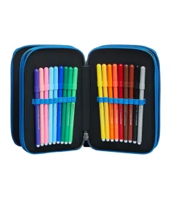 Astucci Attrezzati|Seven Astuccio 3 Scomparti Inter