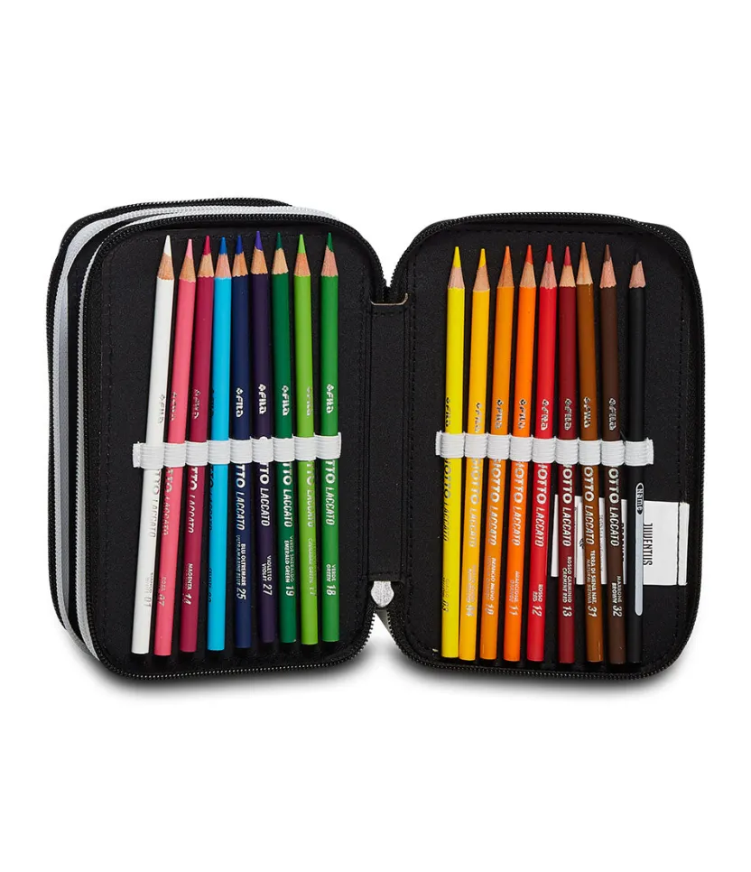 Astucci Attrezzati|Seven Astuccio 3 Scomparti Juventus