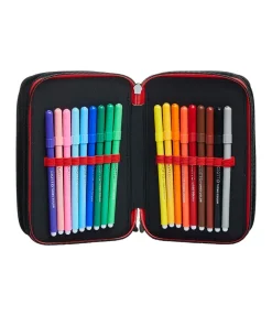 Astucci Attrezzati|Seven Astuccio 3 Scomparti Milan