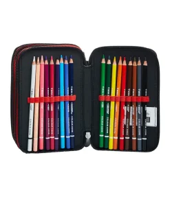 Astucci Attrezzati|Seven Astuccio 3 Scomparti Milan