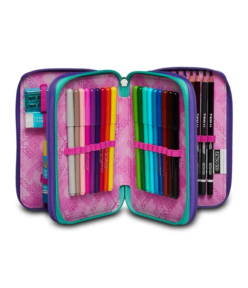 Astucci|Seven Astuccio ® 3 Zip - Charming Patch