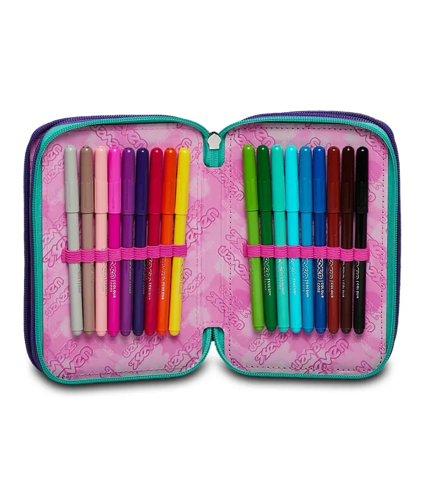 Astucci|Seven Astuccio ® 3 Zip - Charming Patch