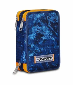 Astucci|Seven Astuccio ® 3 Zip - Deeply Indigo