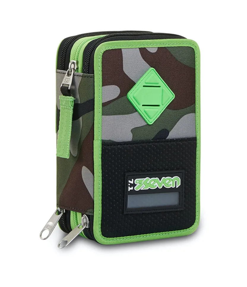 Astucci|Seven Astuccio ® 3 Zip - Half Black