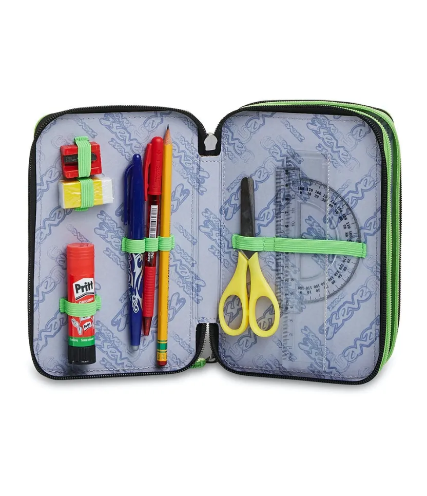 Astucci|Seven Astuccio ® 3 Zip - Half Black