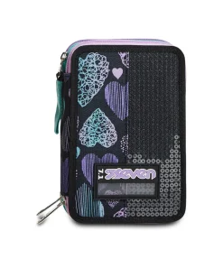 Astucci|Seven Astuccio ® 3 Zip - Patchyheart Girl