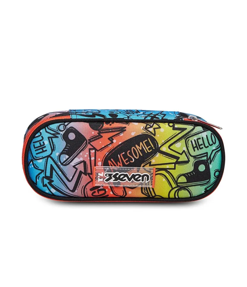 Portapenne Round|Seven Portapenne ® Round Plus - Fluo Stamp