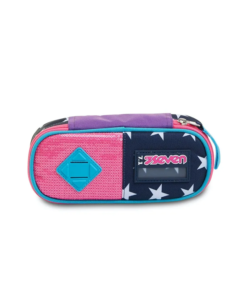 Portapenne Round|Seven Portapenne ® Round Plus - Pinking Blue