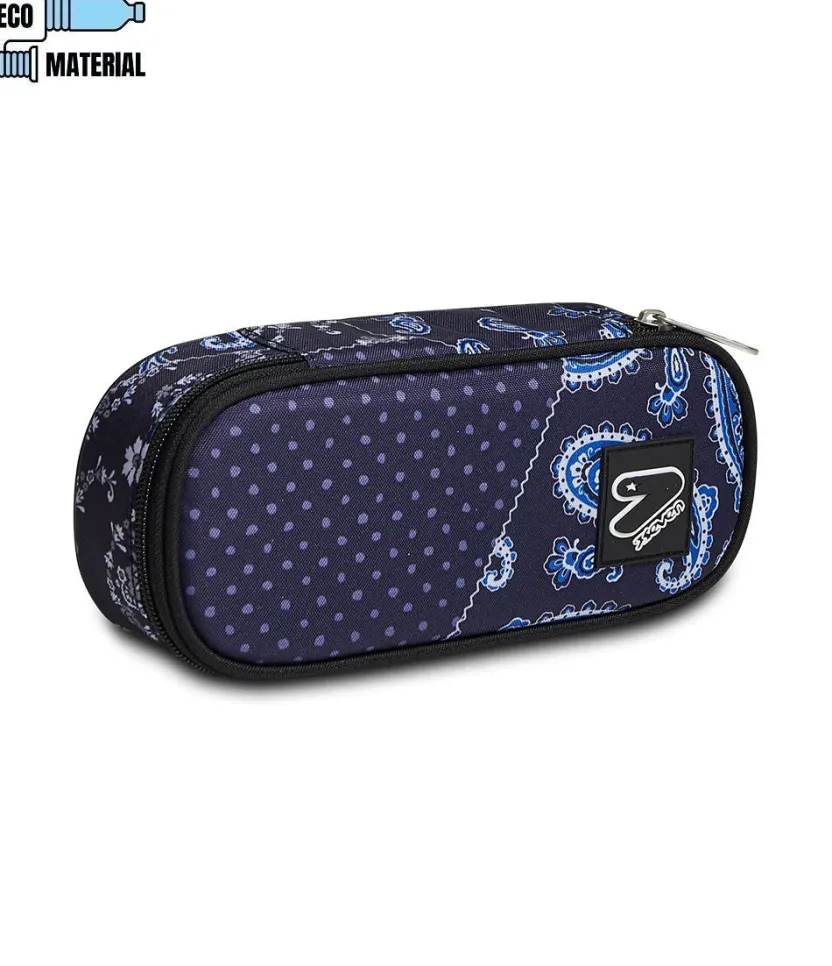 Portapenne Round|Seven Portapenne ® Round Plus - The Double Blue Cashmere