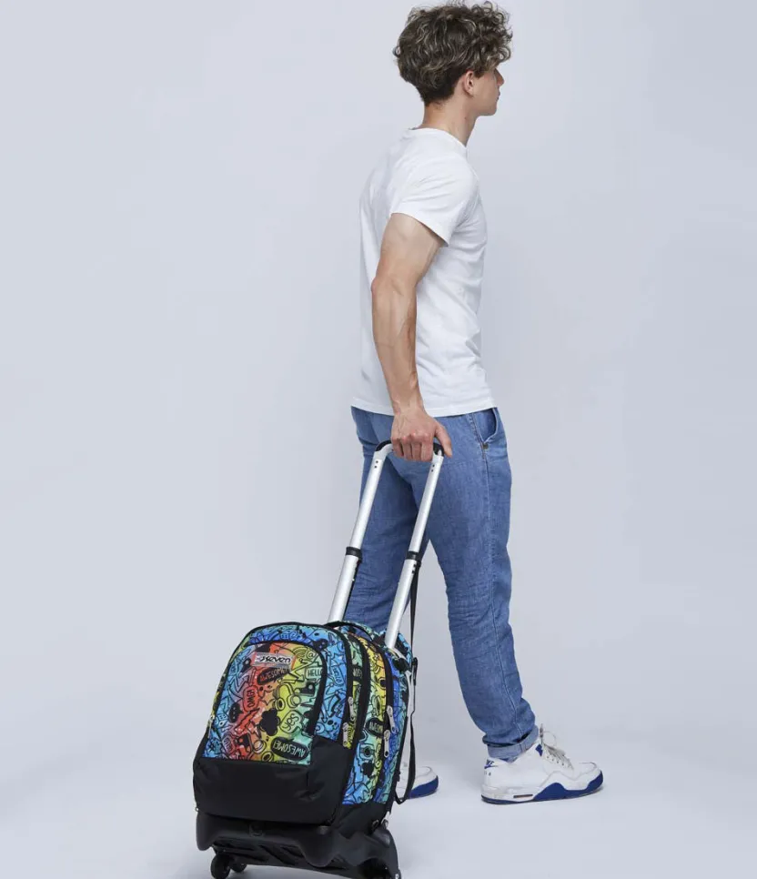 Trolley Jack|Seven Trolley Jack ® 3 Ruote Detach - Fluo Stamp