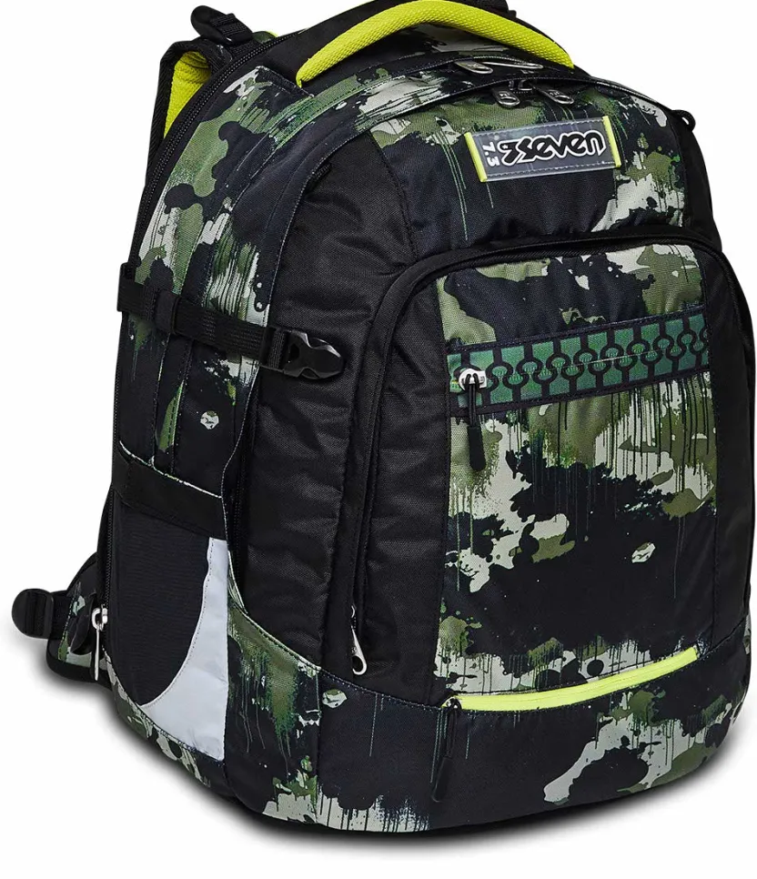 Zaini Updown Twice|Seven Zaino ® Ergonomico Updown Twice - Greenish Wild