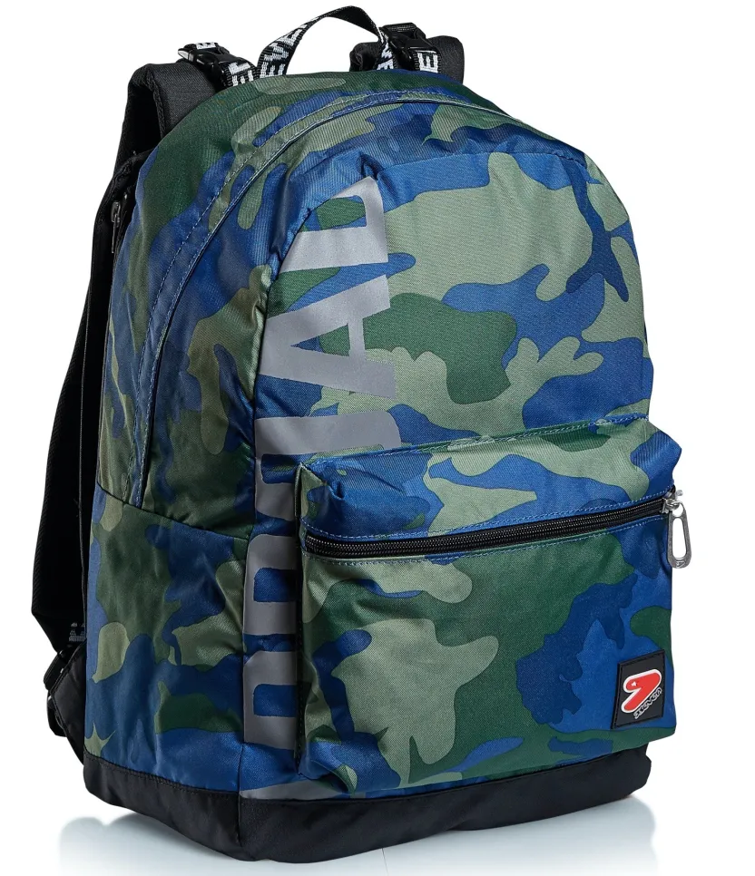 Zaini Reversibili|Seven Zaino ® Reversibile Con Cuffie - The Double Camo Royal