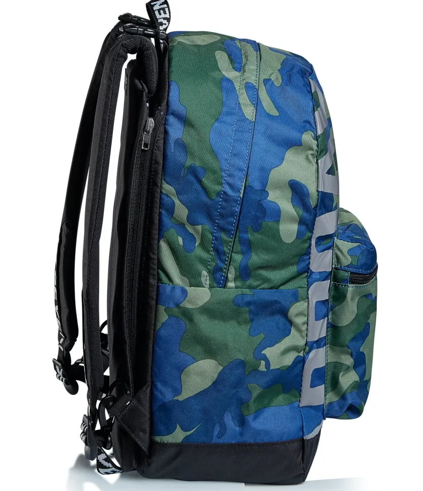 Zaini Reversibili|Seven Zaino ® Reversibile Con Cuffie - The Double Camo Royal
