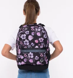 Zaini Reversibili|Seven Zaino ® Reversibile Con Earphones Wireless - The Double Hibis Lil