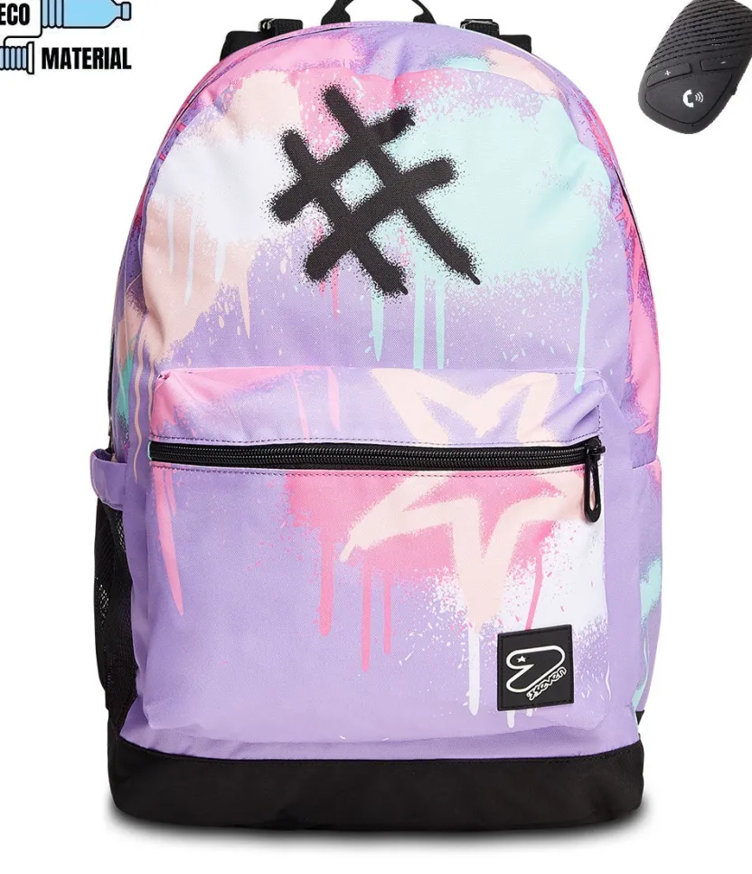 Zaini Reversibili|Seven Zaino ® Reversibile Con Dispositivo Wireless - The Double Music A