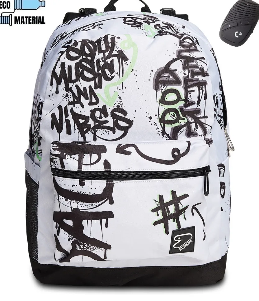 Zaini Reversibili|Seven Zaino ® Reversibile Con Dispositivo Wireless - The Double Music A