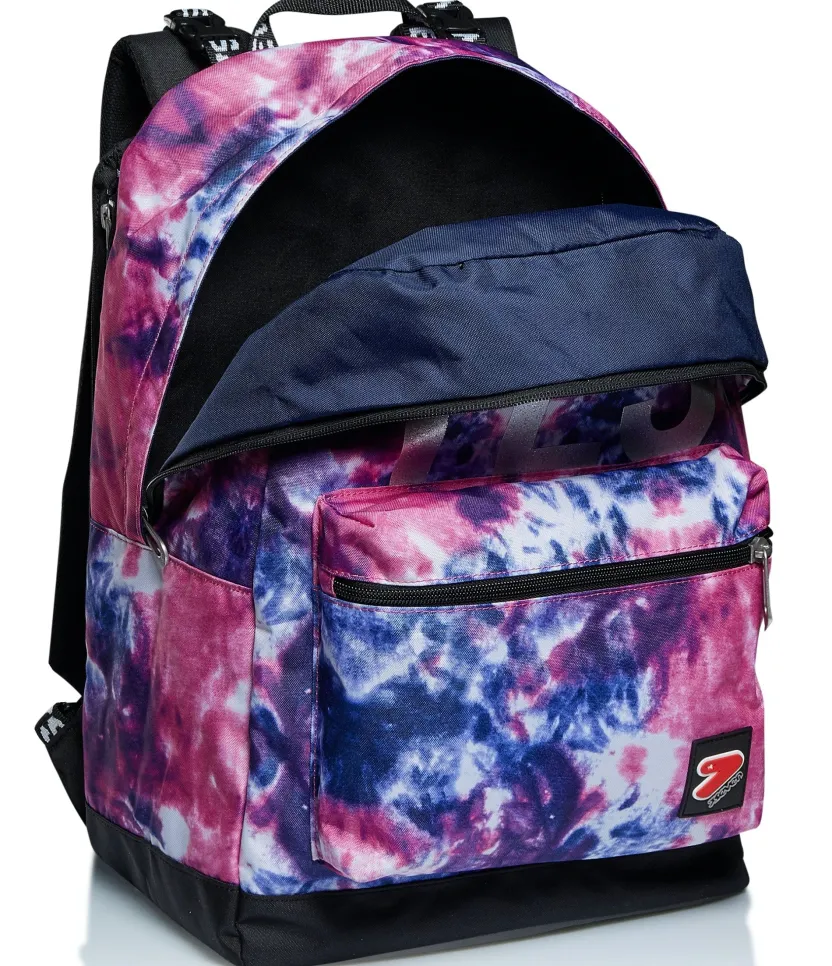 Zaini Reversibili|Seven Zaino ® Reversibile Con Cuffie - The Double Tye And Dye Girl