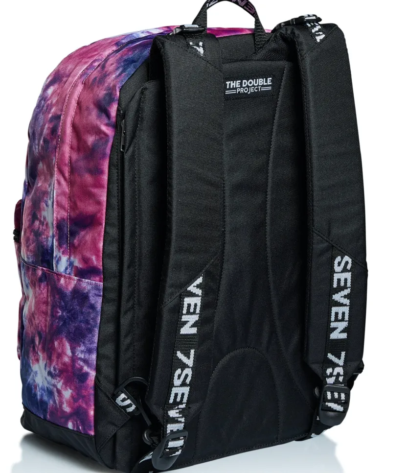 Zaini Reversibili|Seven Zaino ® Reversibile Con Cuffie - The Double Tye And Dye Girl