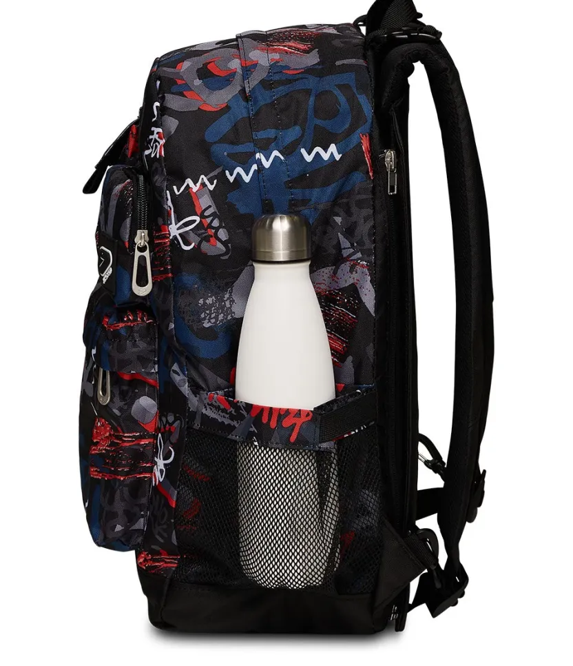 Zaini Reversibili|Seven Zaino ® Reversibile Pockets Con Earphones Wireless - The Double W