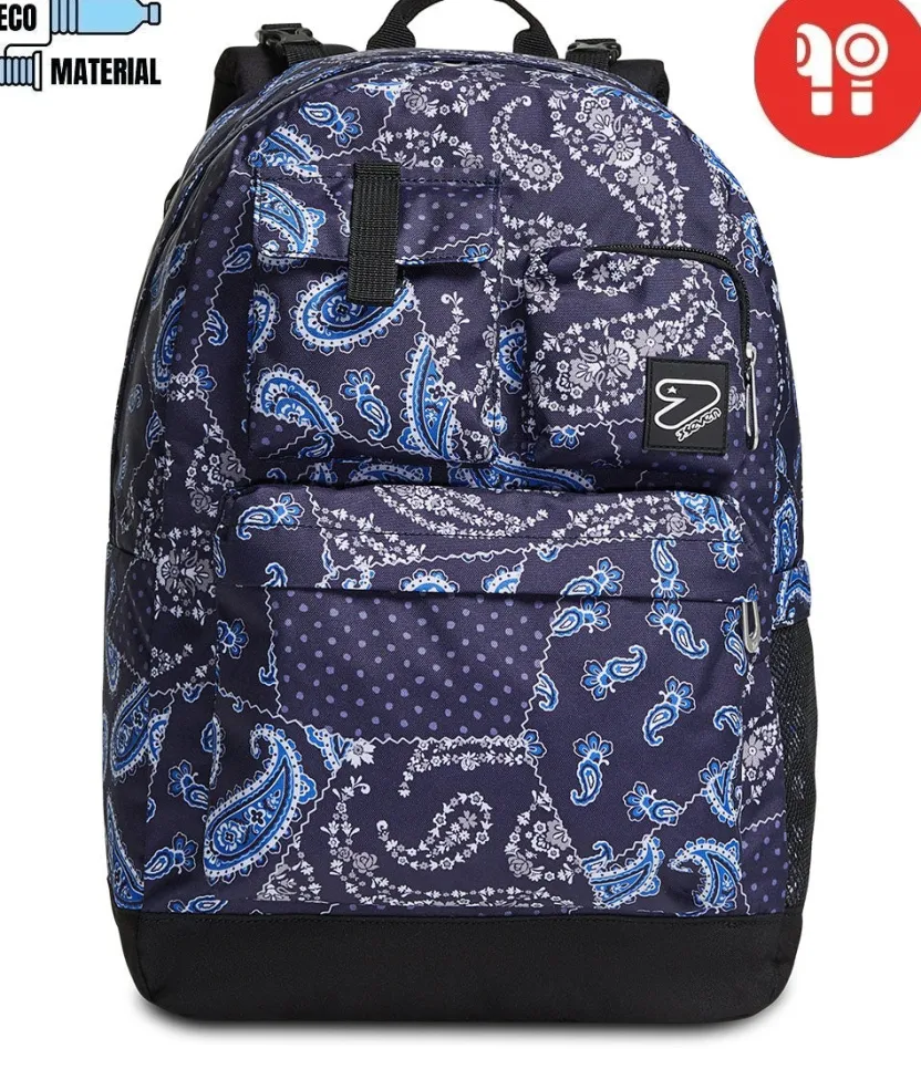 Zaini Reversibili|Seven Zaino ® Reversibile Pockets Con Earphones Wireless - The Double B