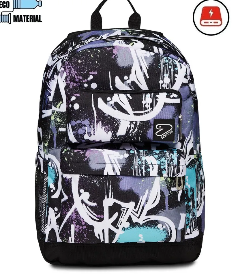 Zaini Pro|Seven Zaino ® The Double Pro Pockets Estensibile Con Powerbank