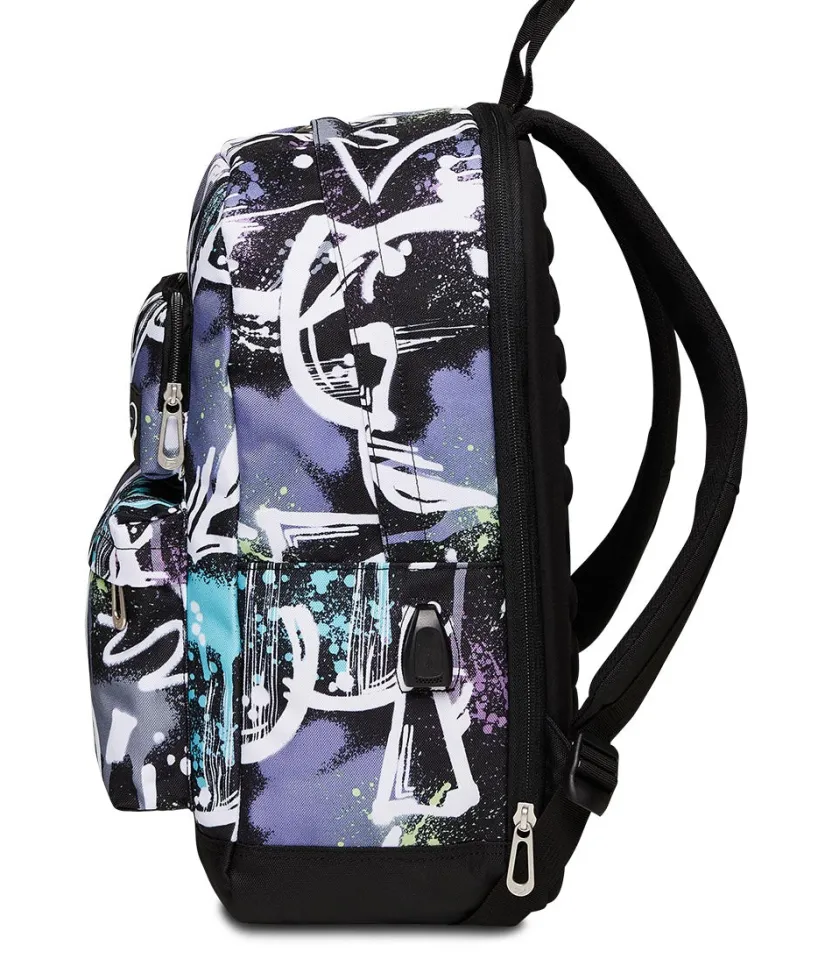 Zaini Pro|Seven Zaino ® The Double Pro Pockets Estensibile Con Powerbank