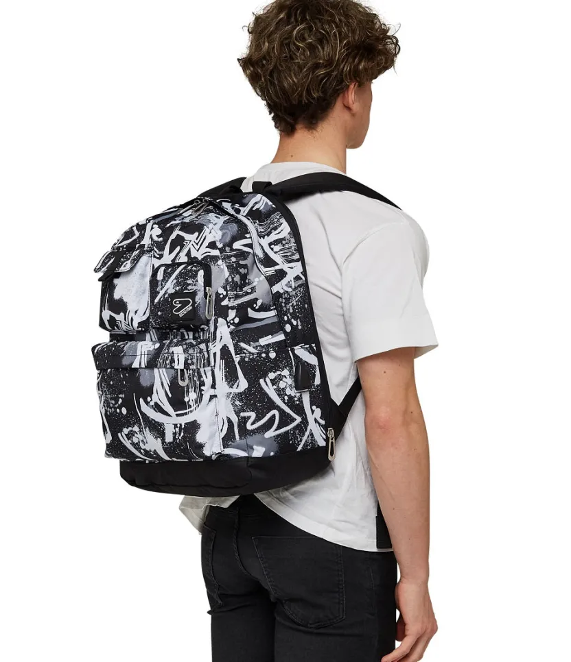 Zaini Pro|Seven Zaino ® The Double Pro Pockets Estensibile Con Powerbank